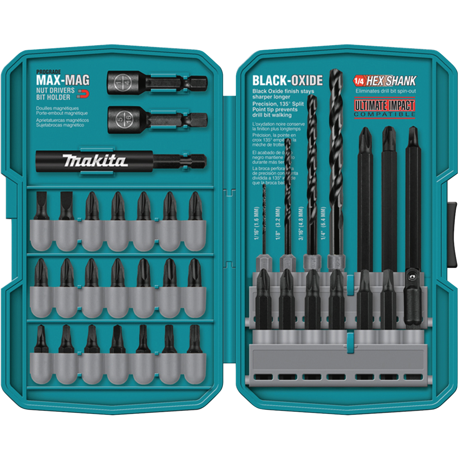 IMPACT DRILL/BIT SET 38PC