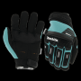 IMPACT TEAL GLOVES - LG