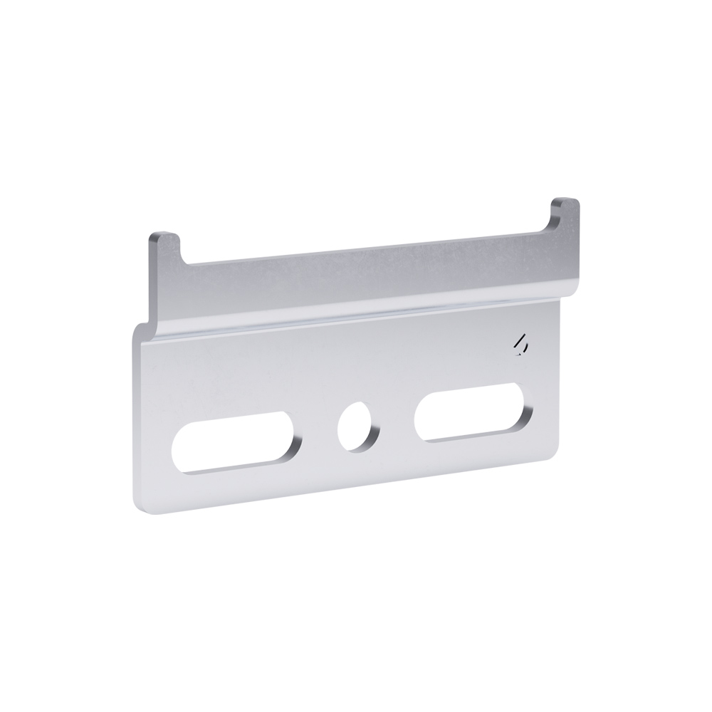 WALL PLATE WITH SAFETY RIDGES