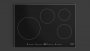 30" INDUCTION COOKTOP WITH BRUSHED ALUMINUM TRIM