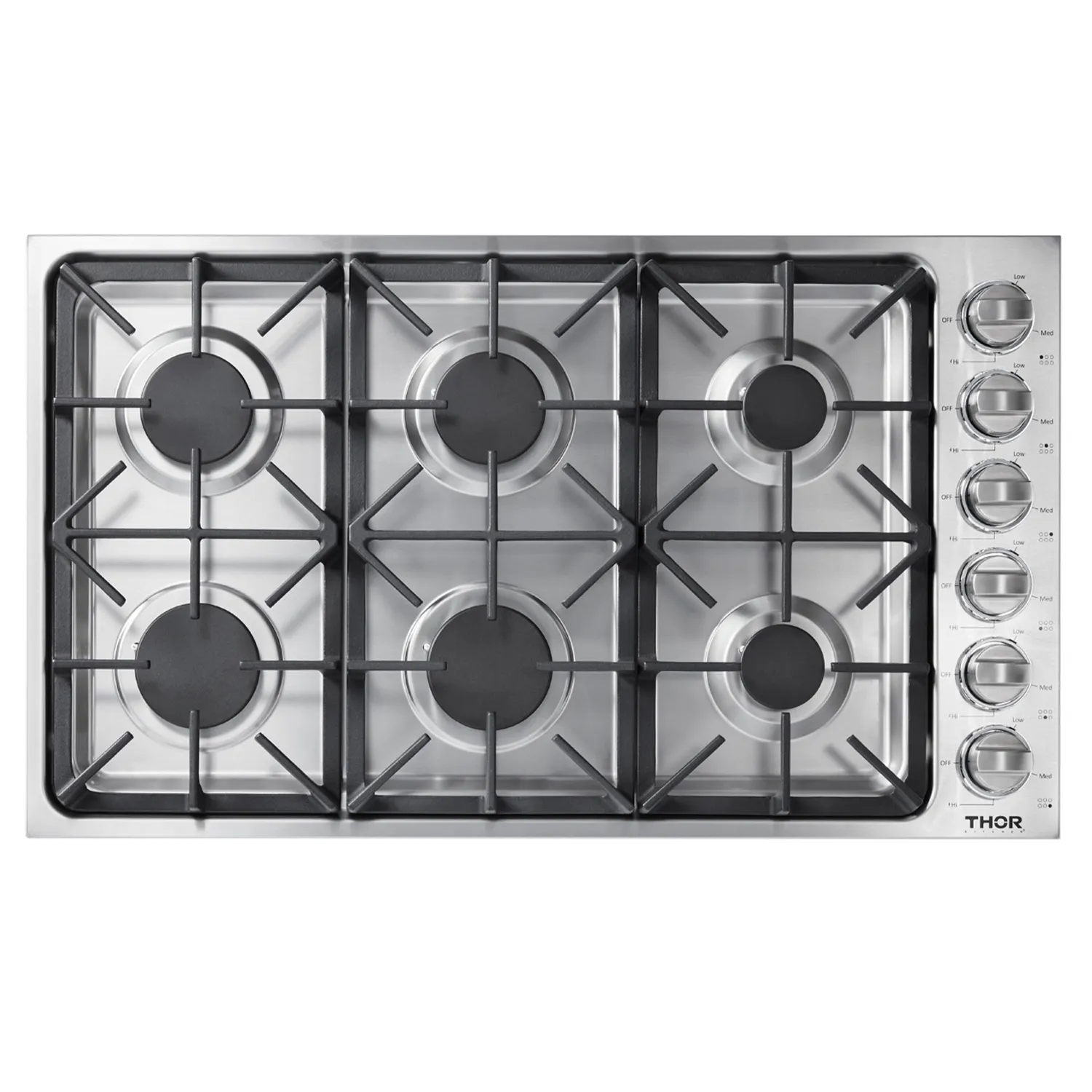 THOR 36" S/S GAS RANGE TOP