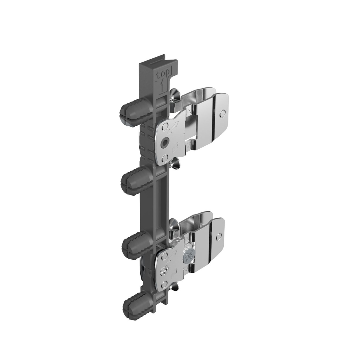 AvanTech YOU Drawer front connector for drawer side profile, height 187 / 251 mm, for knocking in