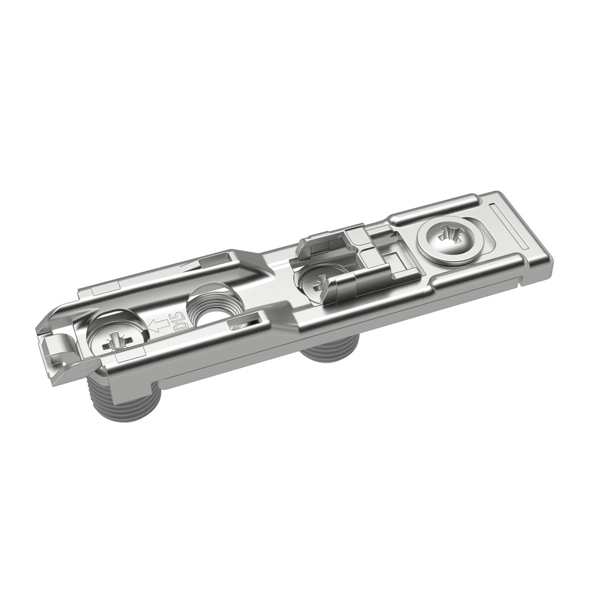 Linear mounting plate with Direct height adjustment