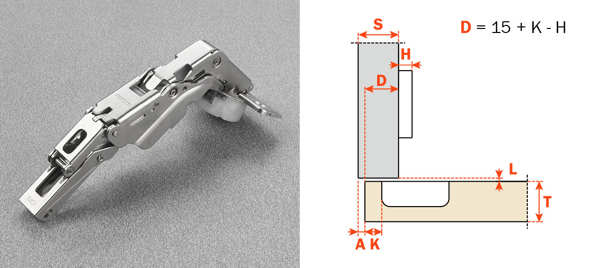 Concealed Hinge, Salice 155