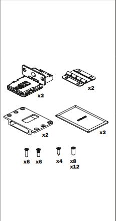 KIT 2 Laterals HingesCQ180