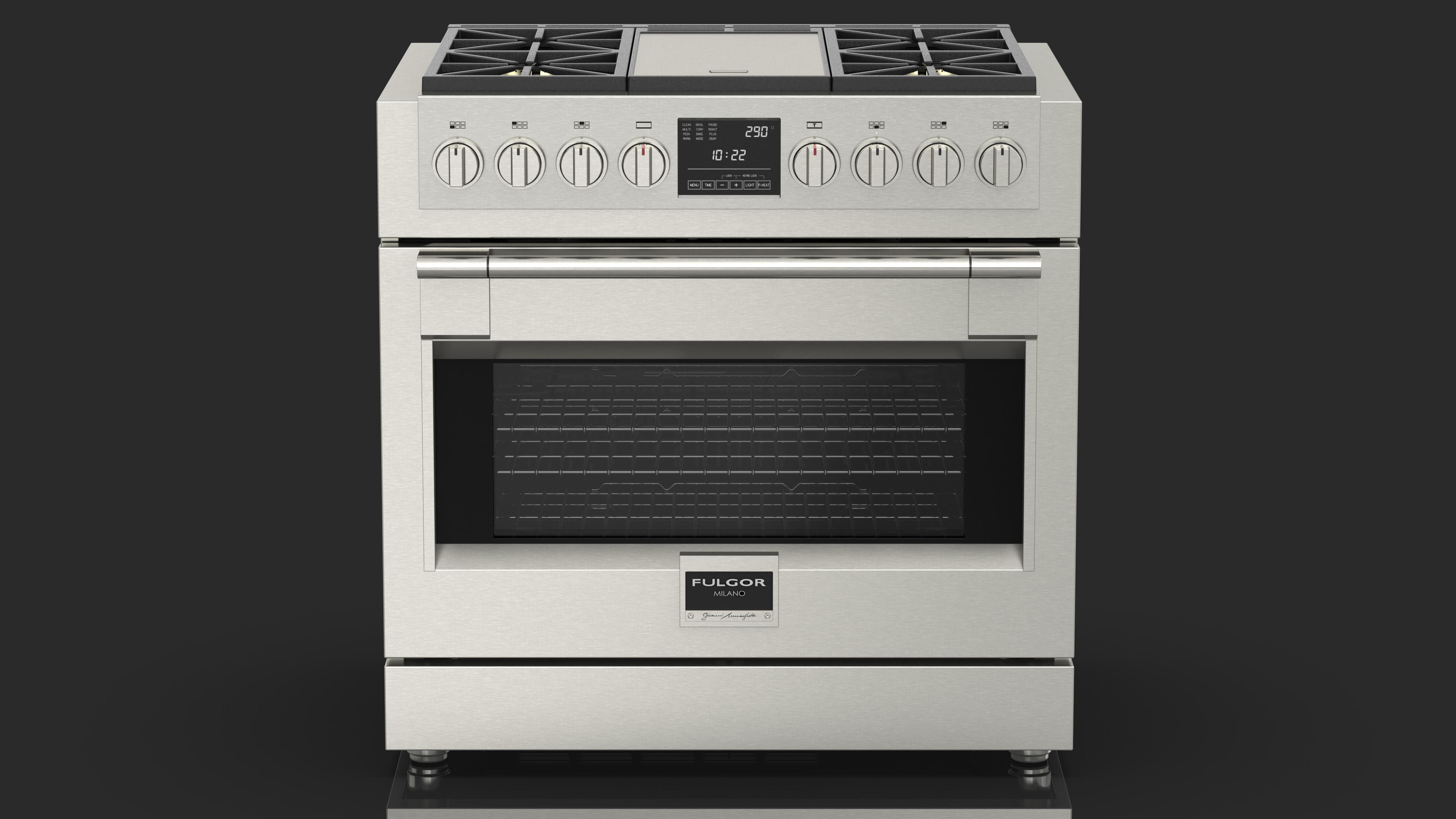 36 DUAL FUEL PRO Range With Griddle