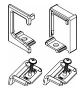 Rincomatic SymaG-32 Integrated Partial End Caps, Right, Matt Inox Champagne