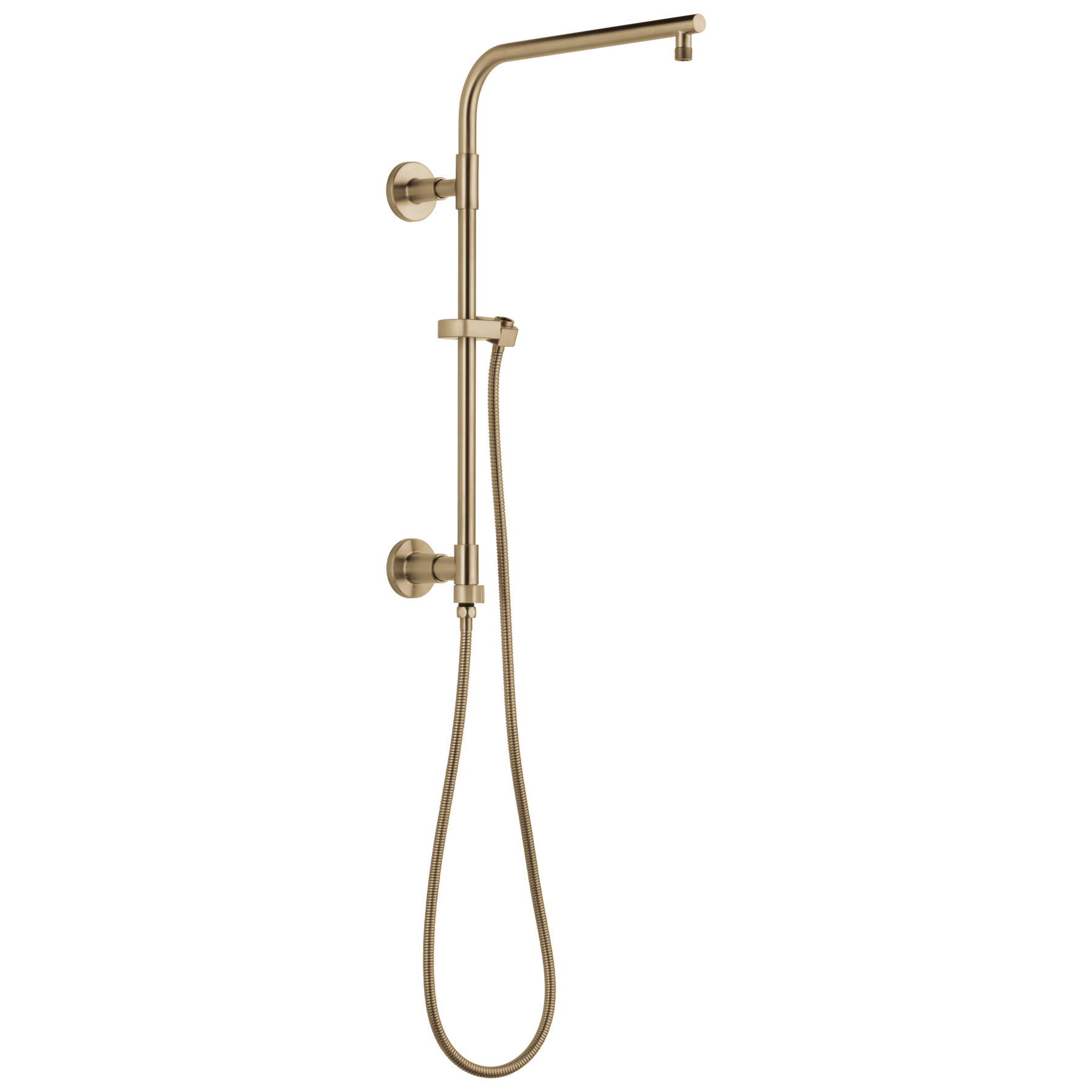 EMERGE® 18" ROUND SHOWER COLUMN IN LUMICOAT® CHAMPAGNE BRONZE