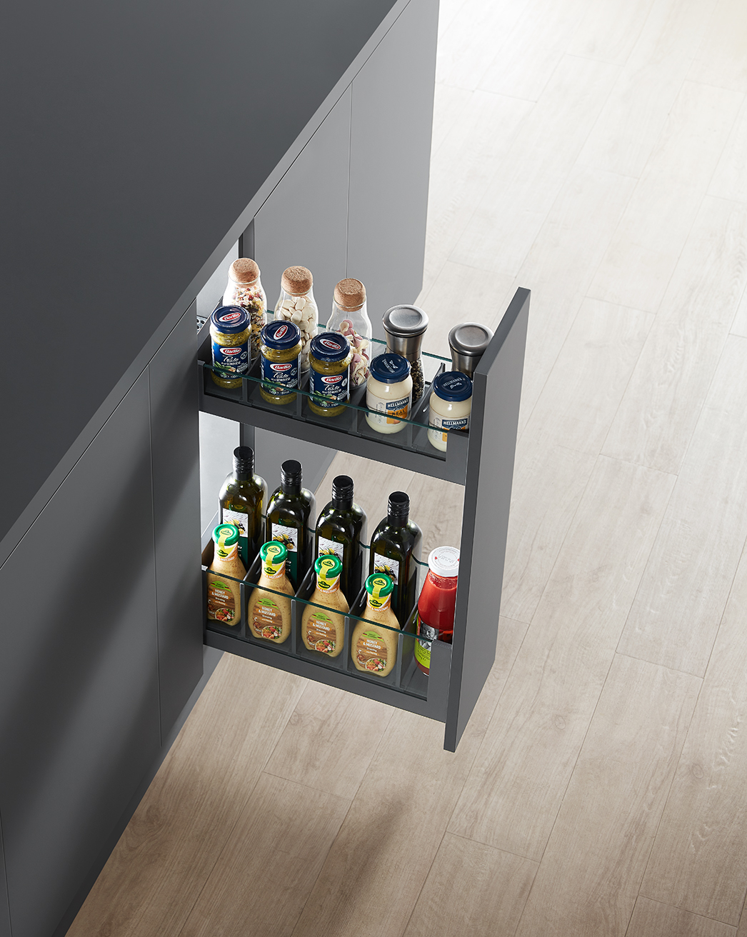 NARROW SPICE DRAWER HK 200MM