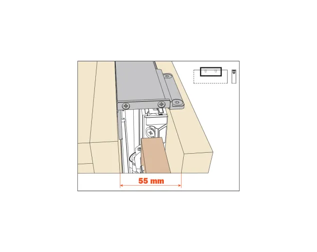 EXT SIDE PANEL CONNECTION KIT 55