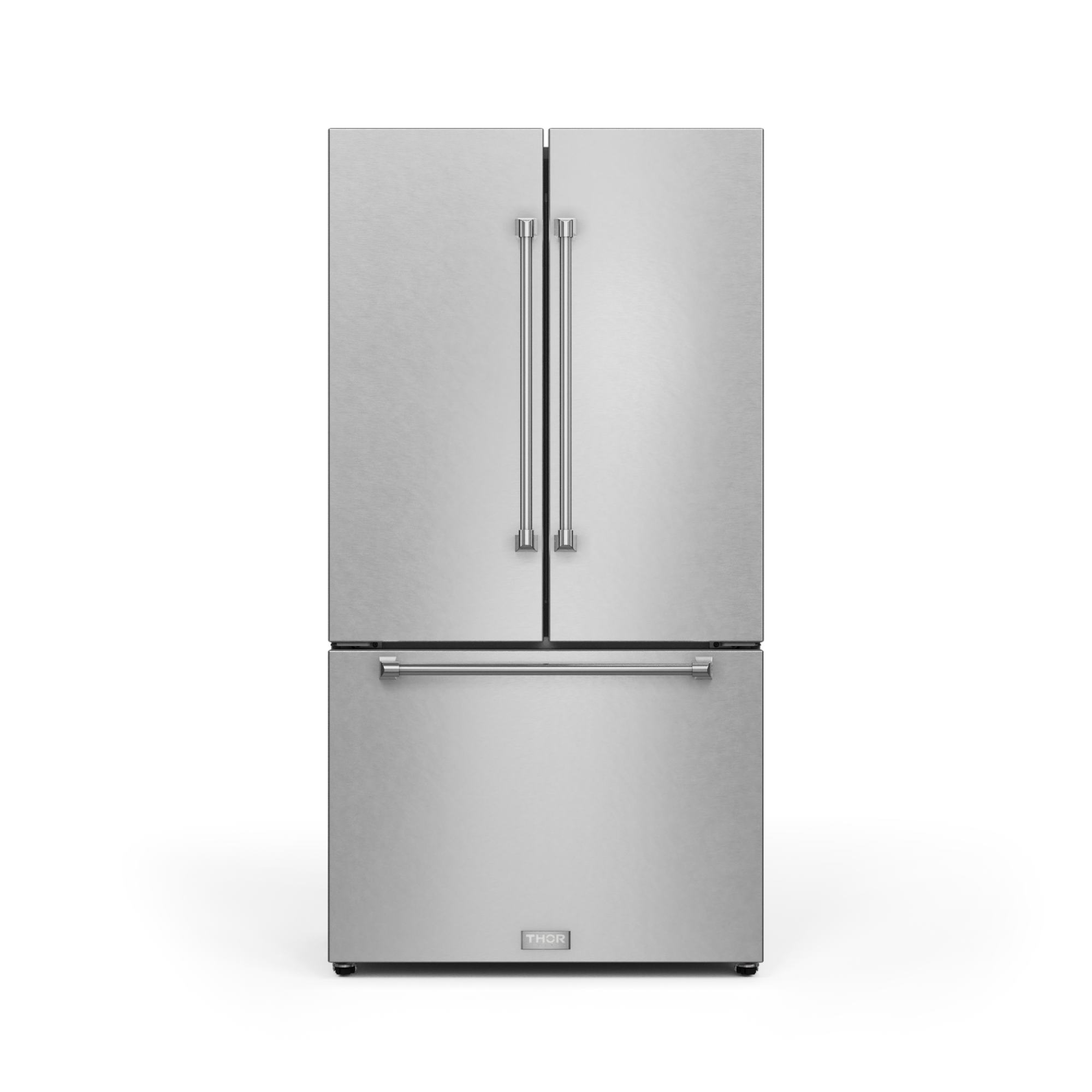 36 Inch 20.3 cu ft French Door Counter Depth Refrigerator with Ice Maker in Stainless Steel | Gordon