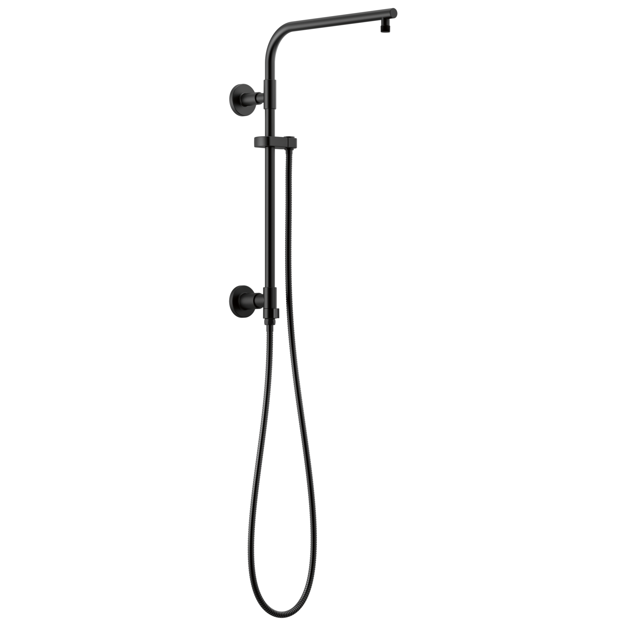 EMERGE® 18" ROUND SHOWER COLUMN IN LUMICOAT® MATTE BLACK