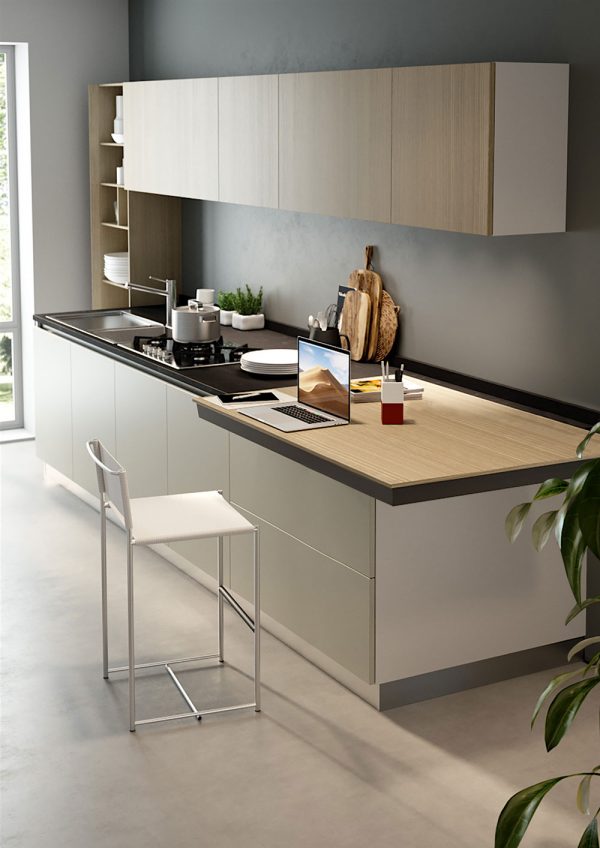 Corner  Sliding top with diagonal opening 900x900mm