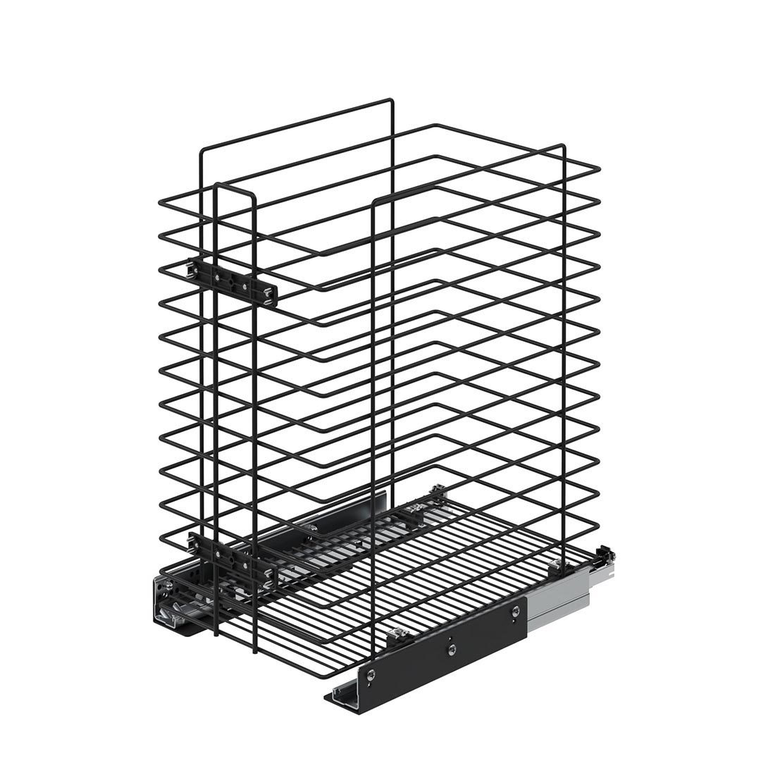 Laundry Basket With Undermount Rail