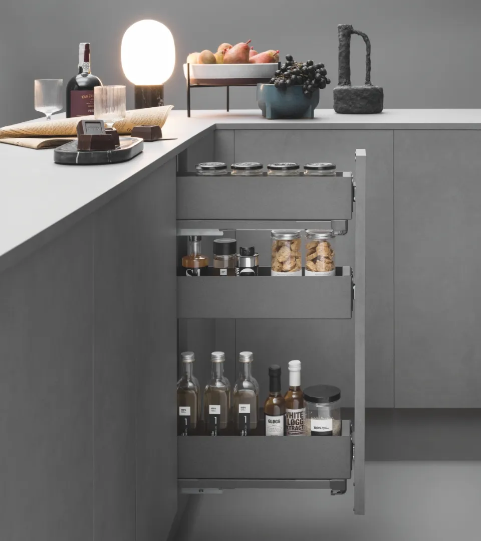 3-tier side-mounted base pull-out unit 300MM