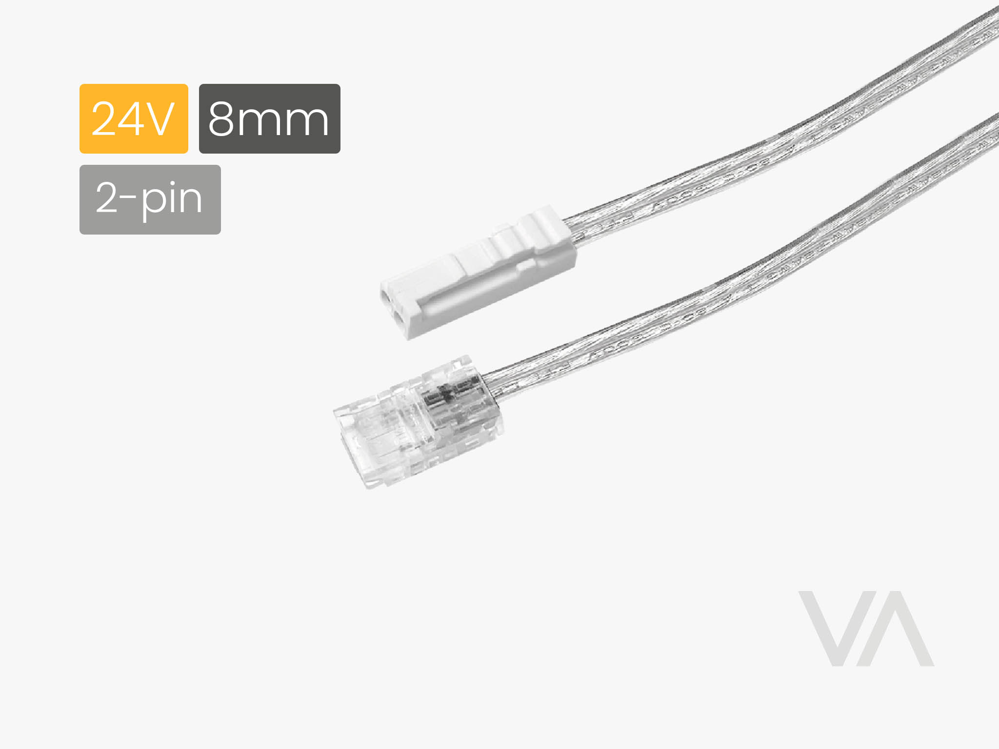 LC4005 CABLE 2-PIN 8MM 24V