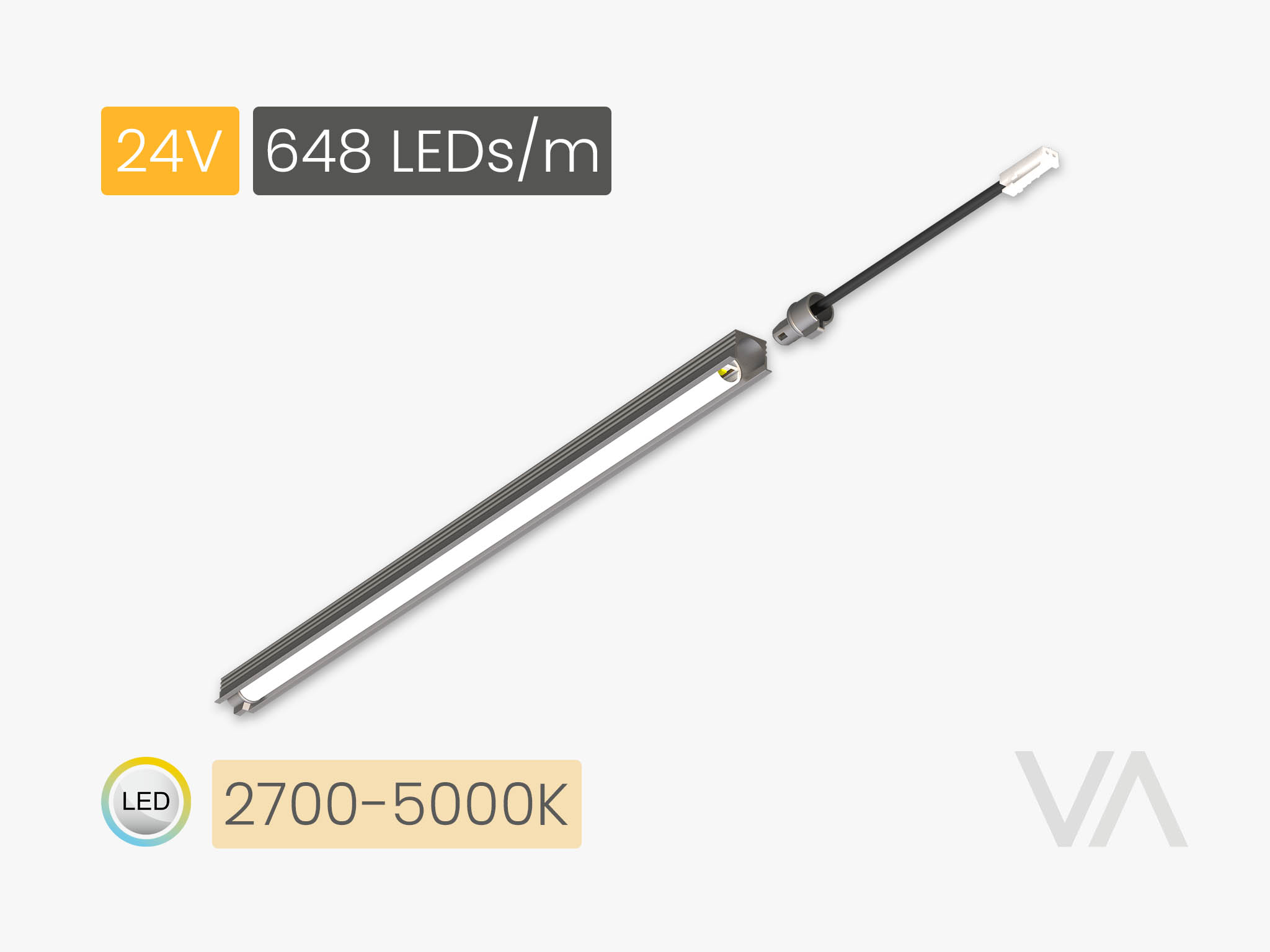 PL4008 LIGHT 24V5W 27K-5K 648