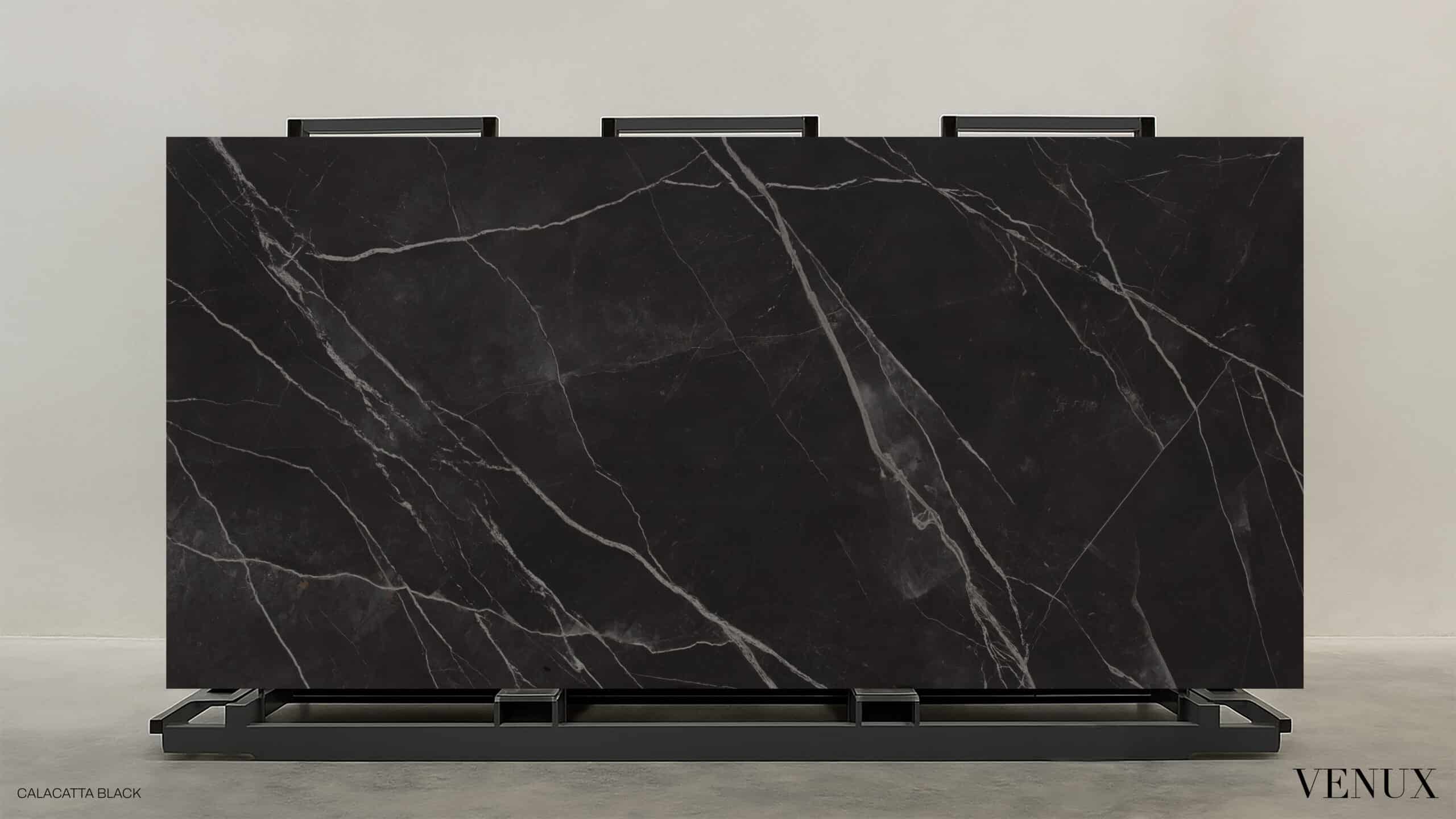 Calacatta Black Silk 3D Bookmatch B 1600x3200mm 12mm