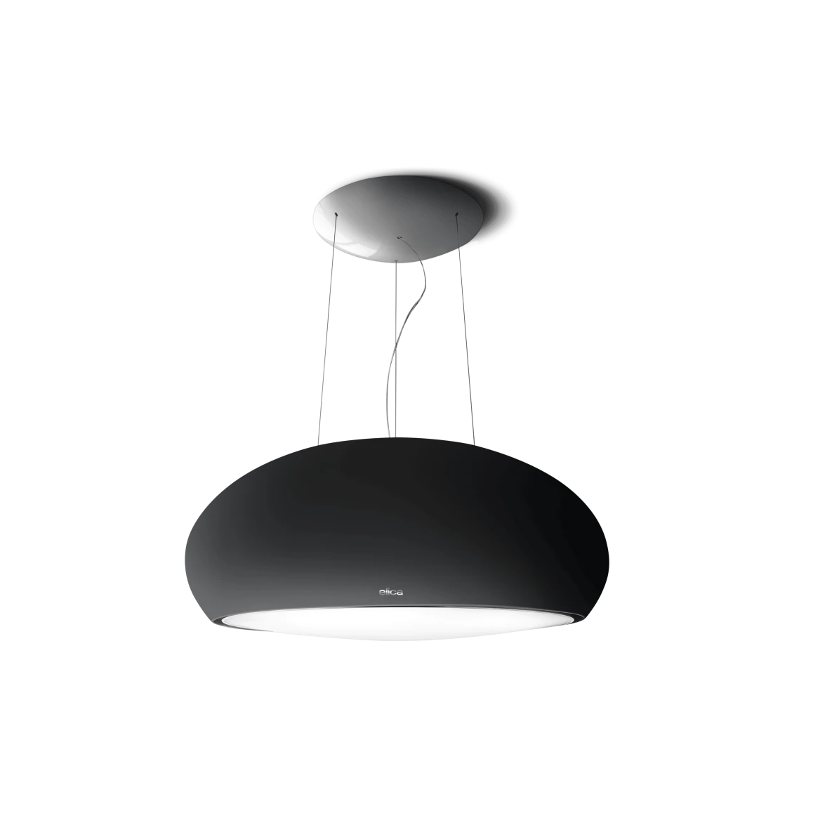 SEASHELL KITCHEN HOOD & LAMP MATT BLACK80cm