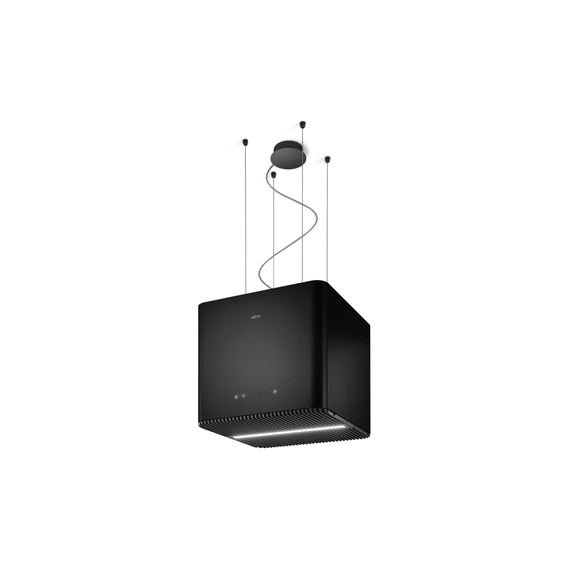 Pix Suspended Matt Black 42cm