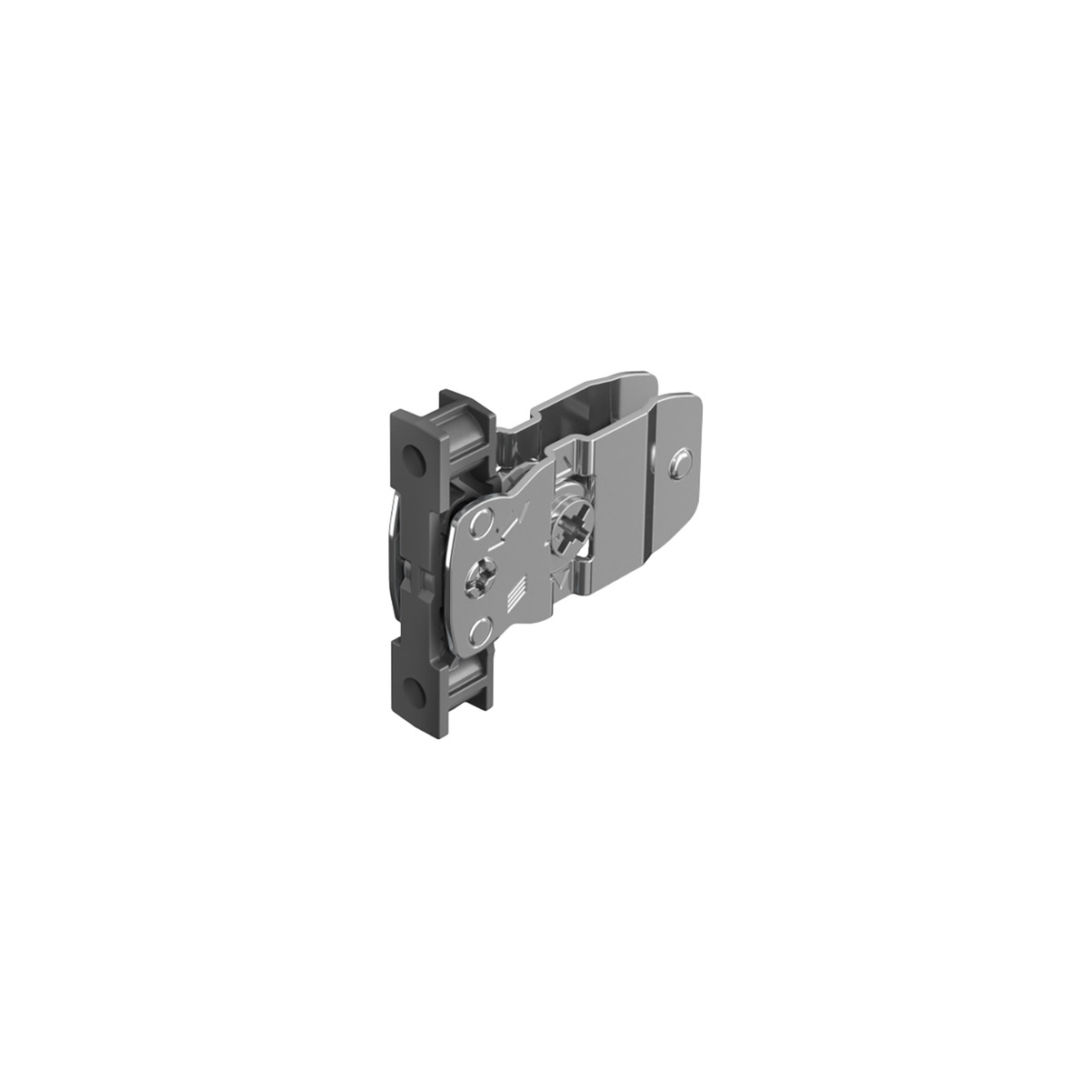 AvanTech YOU Drawer front connector for drawer side profile, height 101 mm, for screwing on