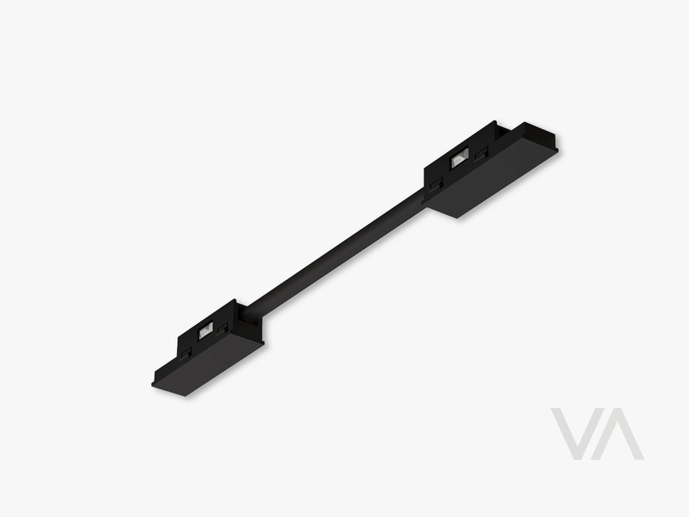 VoxAura TL4000 Flexible Interconnector for Mini Track, 20 mm, Black