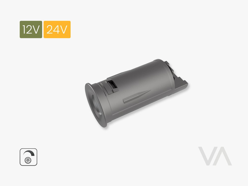 VoxAura WS3001 Wired Stick Sensor, Touch, 12/24V, Silver Grey