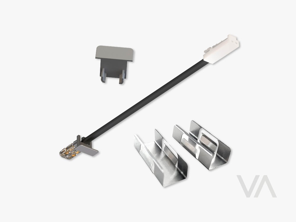 VoxAura CC4000 Installation Accessory Set for PL4000 Linear Light, Dark Bronze