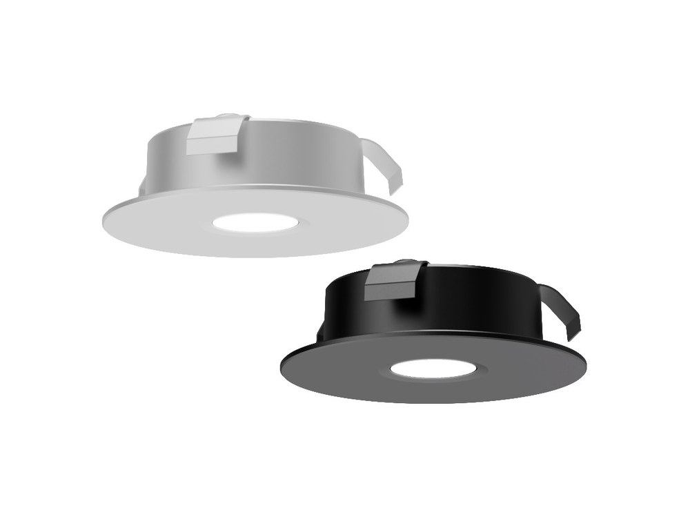 VoxAura SL4006 Mini LED Downlight, &Oslash;41 mm, 1W, 4000K Neutral White, Black