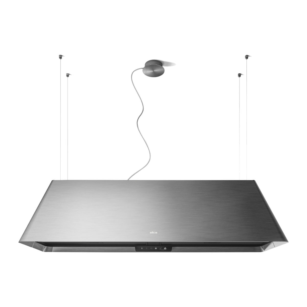 ELICA IKONA MAXXI PURE 48" Island Range Hood & Air Purifier, Stainless Steel - Recirculating