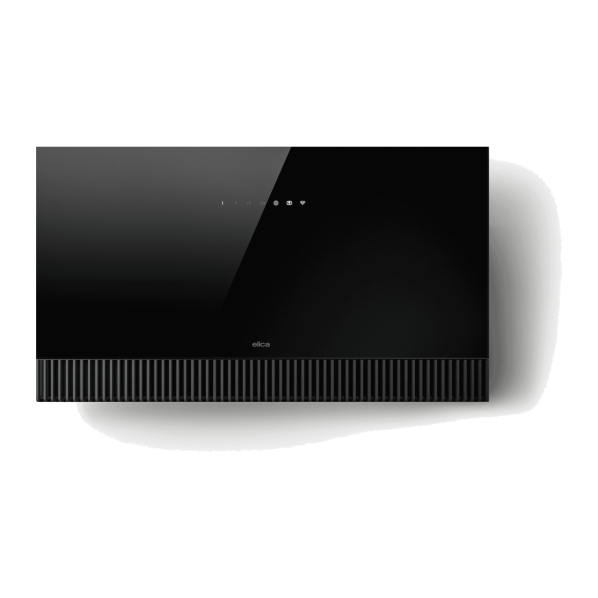 ELICA SUPER PLAT 32" Wall-Mount Range Hood, Black Glass - Recirculating