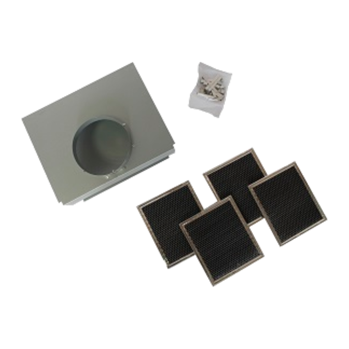 ELICA Recirculation Kit for Lugano (6" deflector + 4 carbon filters)