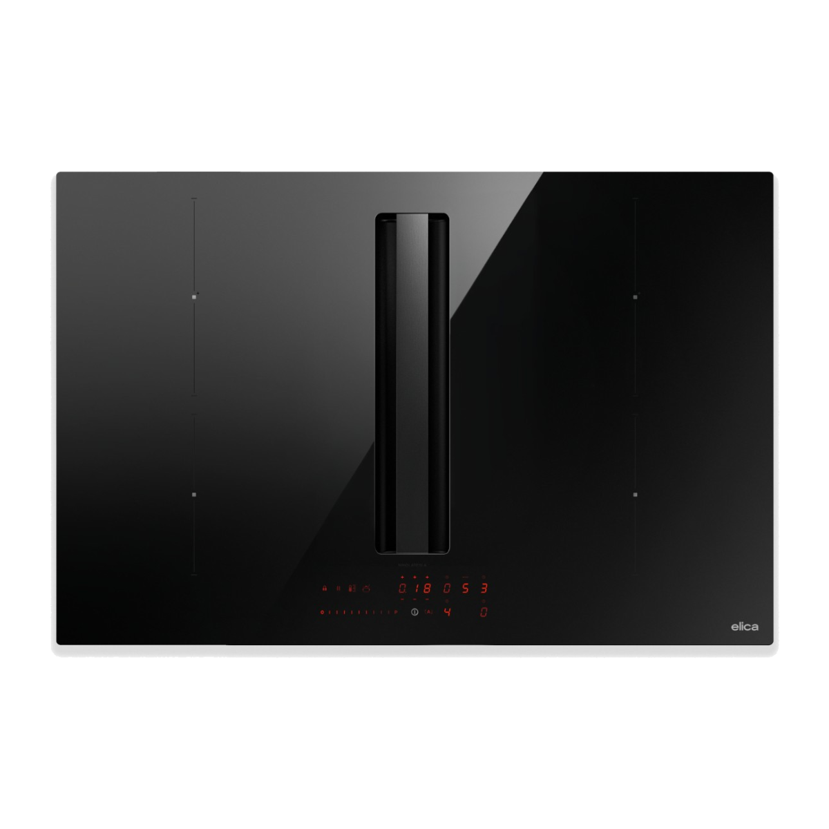 ELICA NIKOLATESLA ALPHA 31" Induction Cooktop with Integrated Hood, Black - 220V