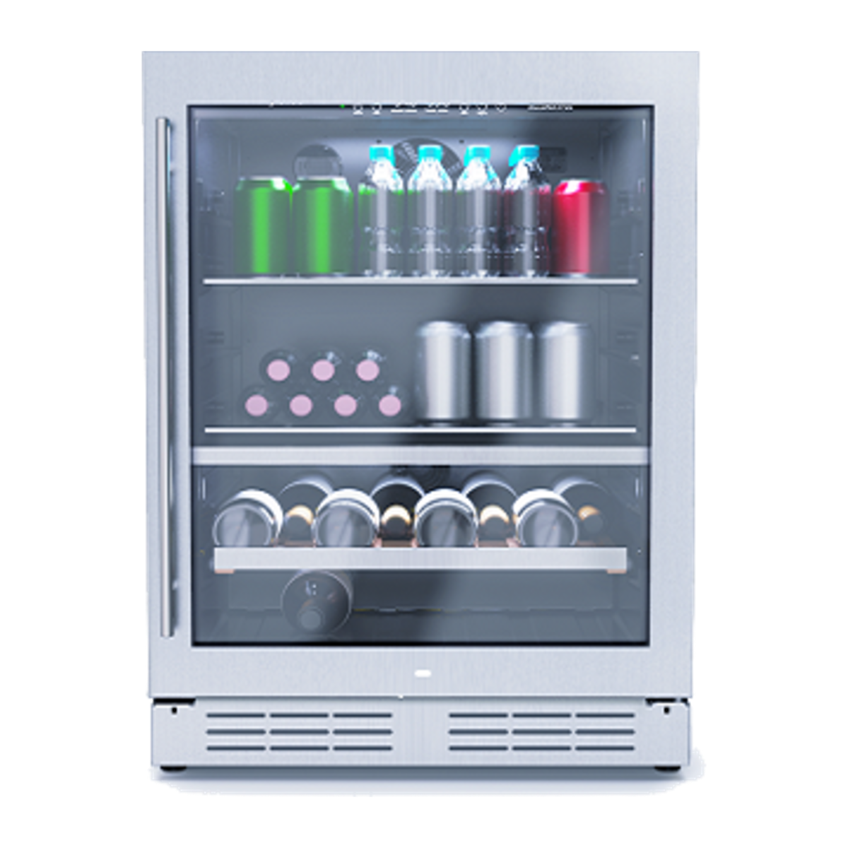 ELICA RISERVA EBS52SS1 24" Beverage & Wine Center - Single Door Dual Zone, Stainless Steel