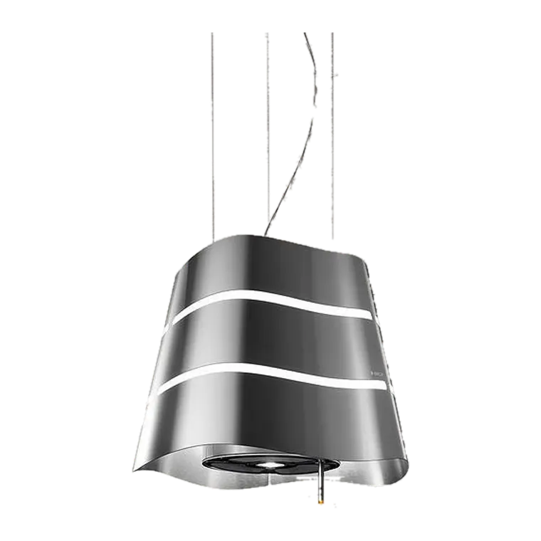 ELICA WAVE 20" Suspended Island Range Hood, Stainless Steel - Recirculating