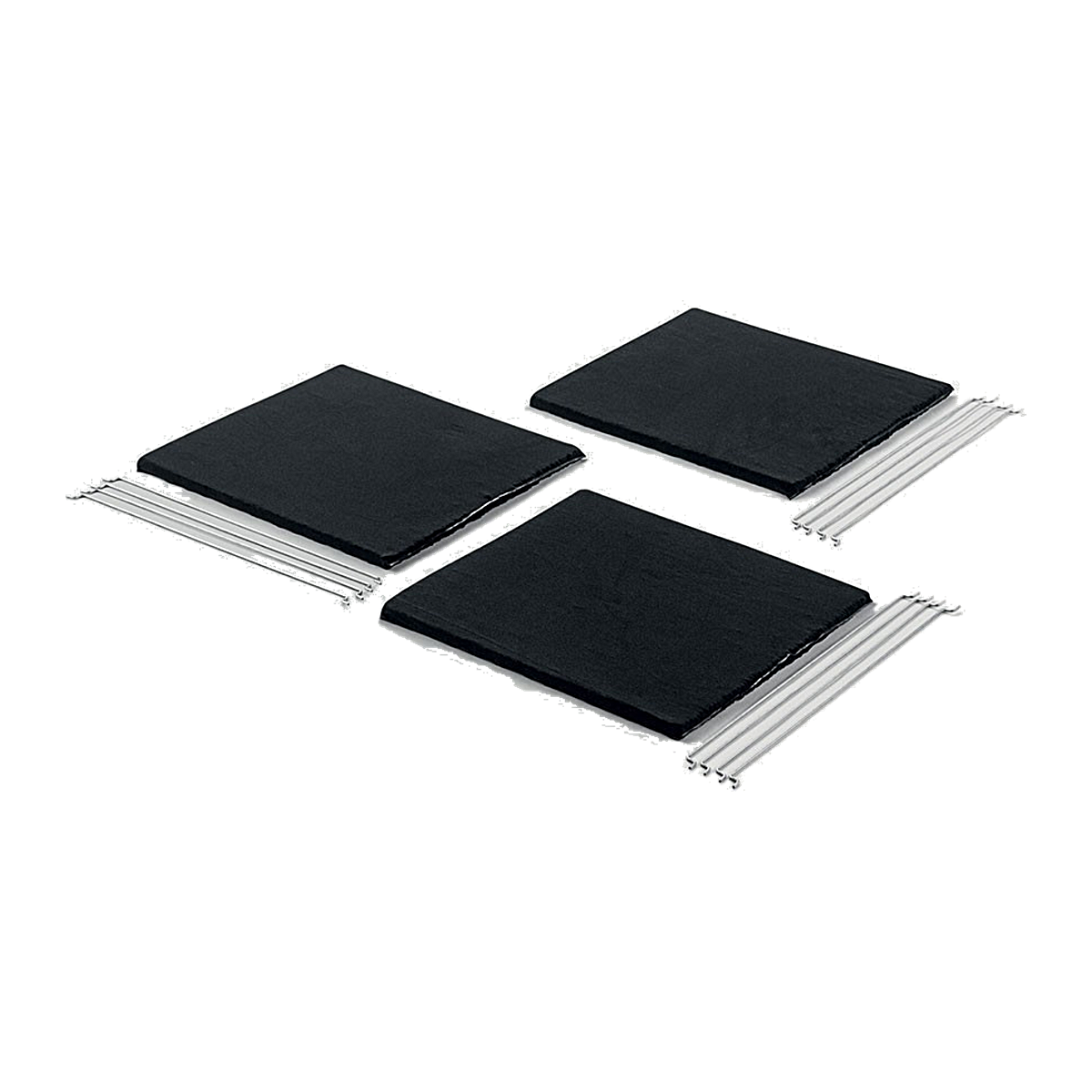 ELICA Recirculation Kit for Hilight / Illusion / Cielo (3 long-life carbon filters)