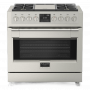 36" DUAL FUEL PRO RANGE WITH GRIDDLE SOFIA PRO RANGE
