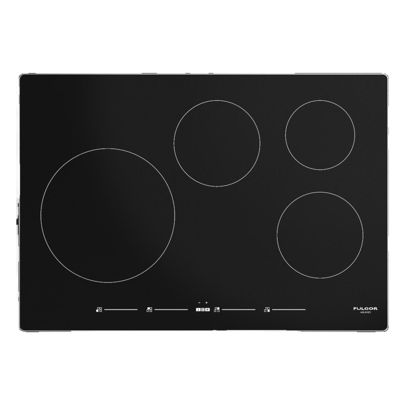 30" INDUCTION COOKTOP WITH BRUSHED ALUMINUM TRIM