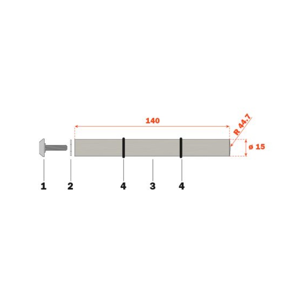 SALICE PIN SHELF 12PCS.