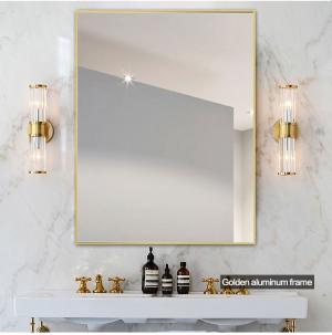 GOLD FRAME MIRROR 34"X31"