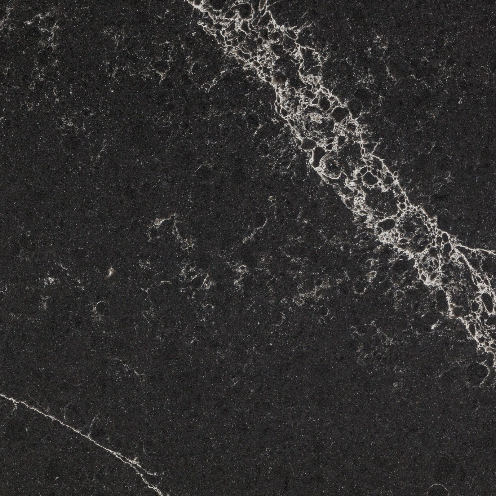 Quartzforms Ocean Midnight 5005 Brushed Quartz Slab 61" x 126" 2cm