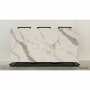Venux Estatuario Silk 3D Bookmatch B Sintered Stone Slab 63" x 126" 12mm