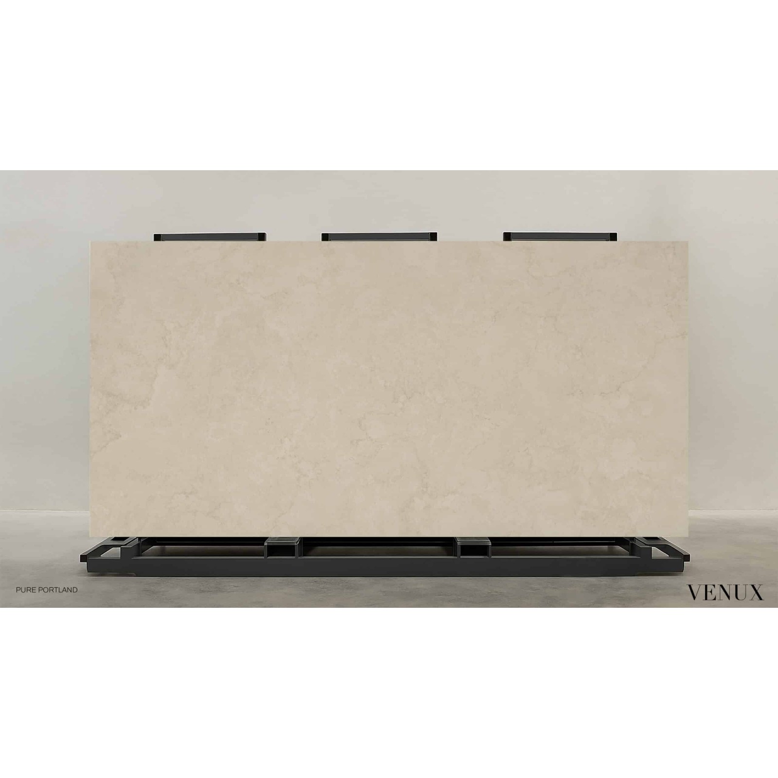Venux Pure Portland Nature Sintered Stone Slab 63" x 126" 12mm