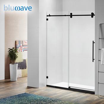 Sliding Shower Door (Black)