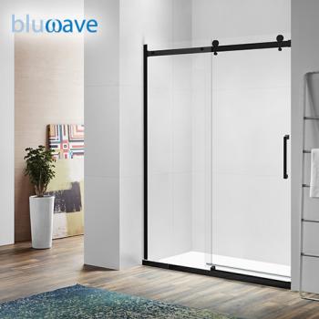 SOFT CLOSE SHOWER DOOR BLACK