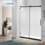 SLIDING SHOWER DOOR IN BLACK