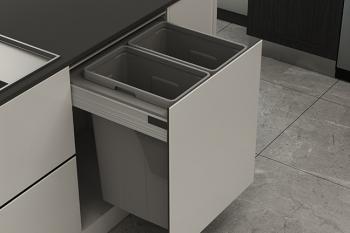 Double Waste Bin System 2X35L