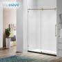 SLIDING SHOWER DOOR IN GOLD