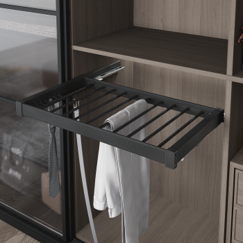 Undermount Rail Aluminium Trouser Rack