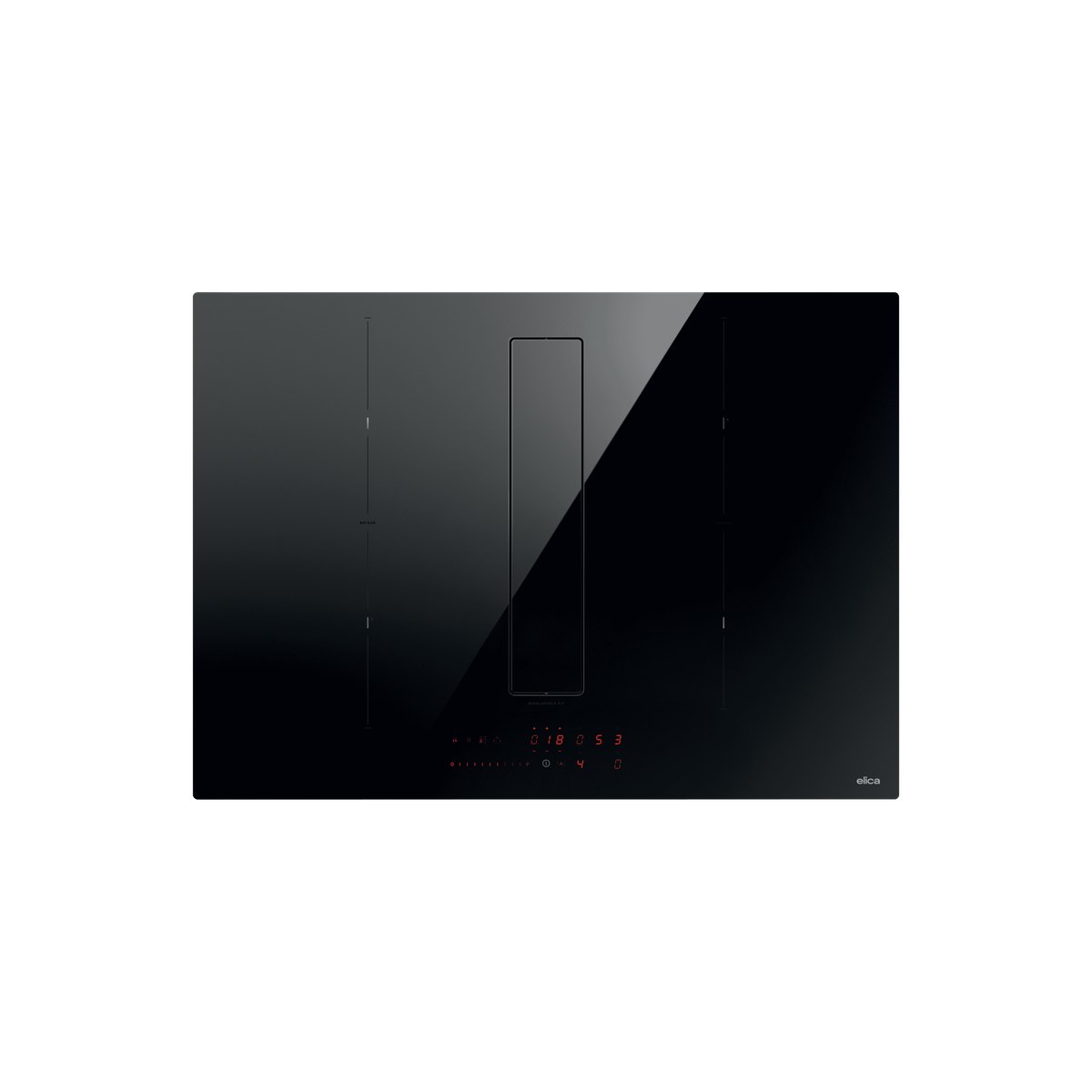 ELICA NIKOLATESLA FIT 28" Induction Cooktop with Integrated Hood, Black - 220V